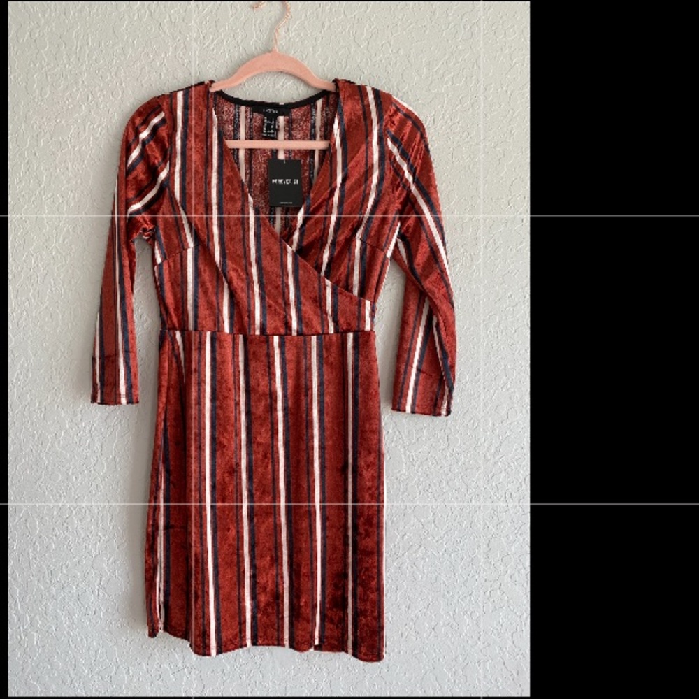 Velvet mini dress